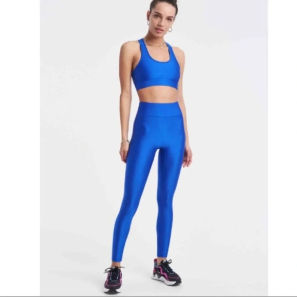 Bandier All Access Center Stage Blue Shine Leggings - Picture 12 of 12